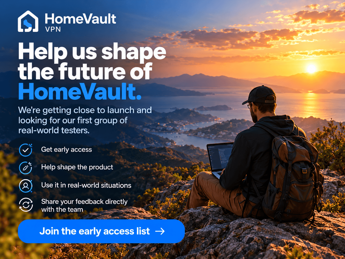 HomeVault VPN early access programme for real-world testers
